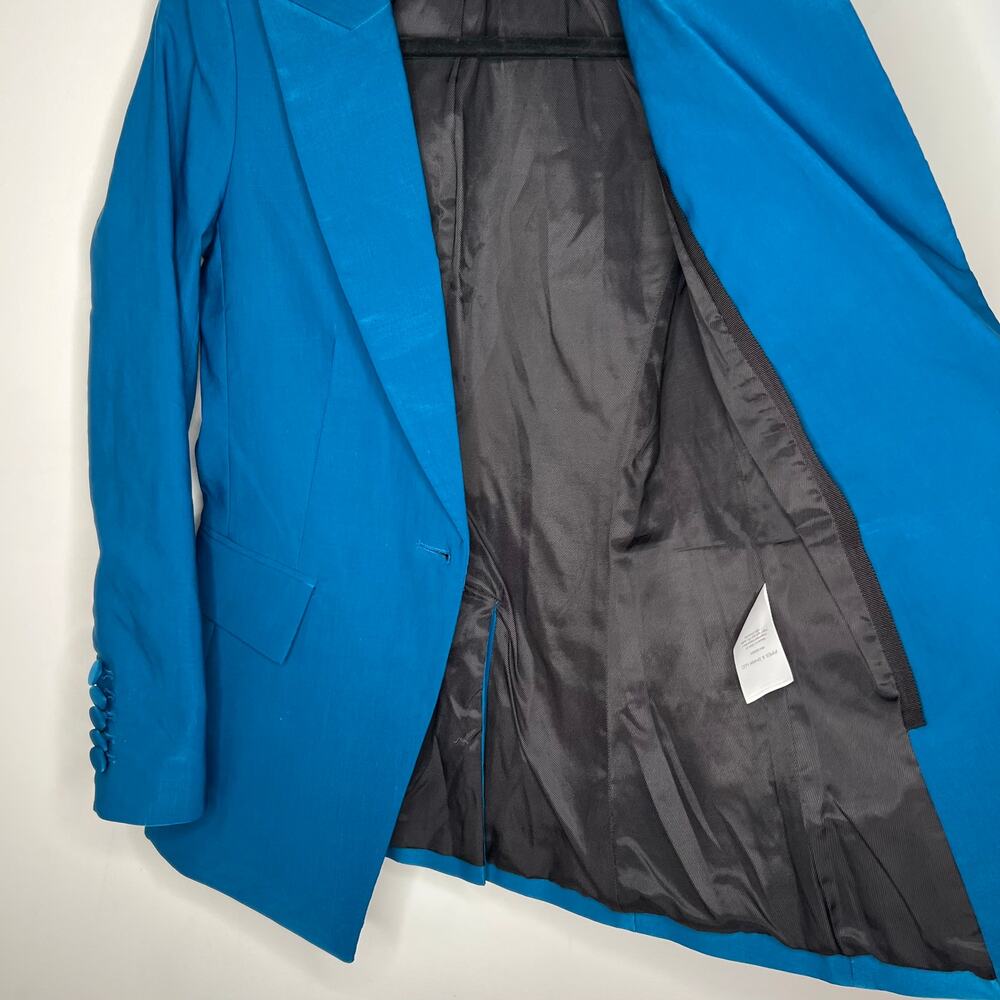 Veronica Beard Long and Lean Blue Hourglass Blazer Jacket Size 2 - Picture 6 of 11